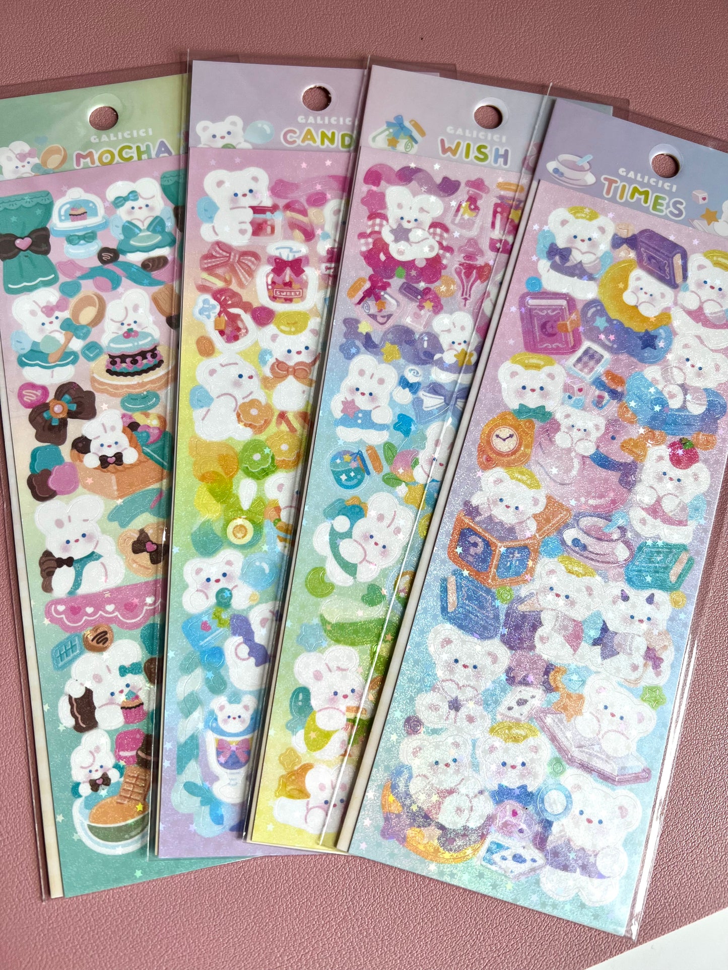 K-pop Top loader Cute Deco - Holographic Stickers