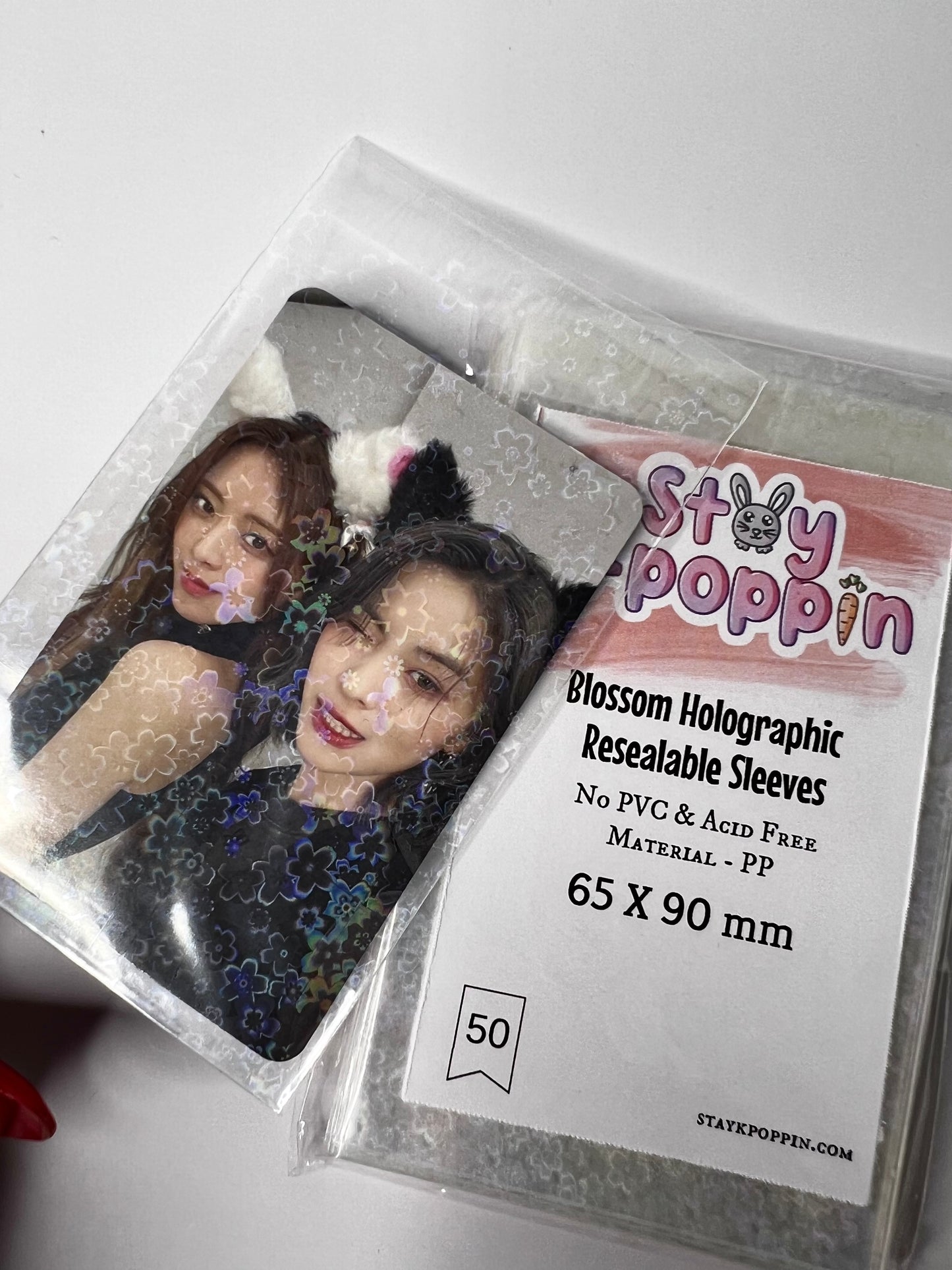 Blossom Holographic- Resealable Sleeves