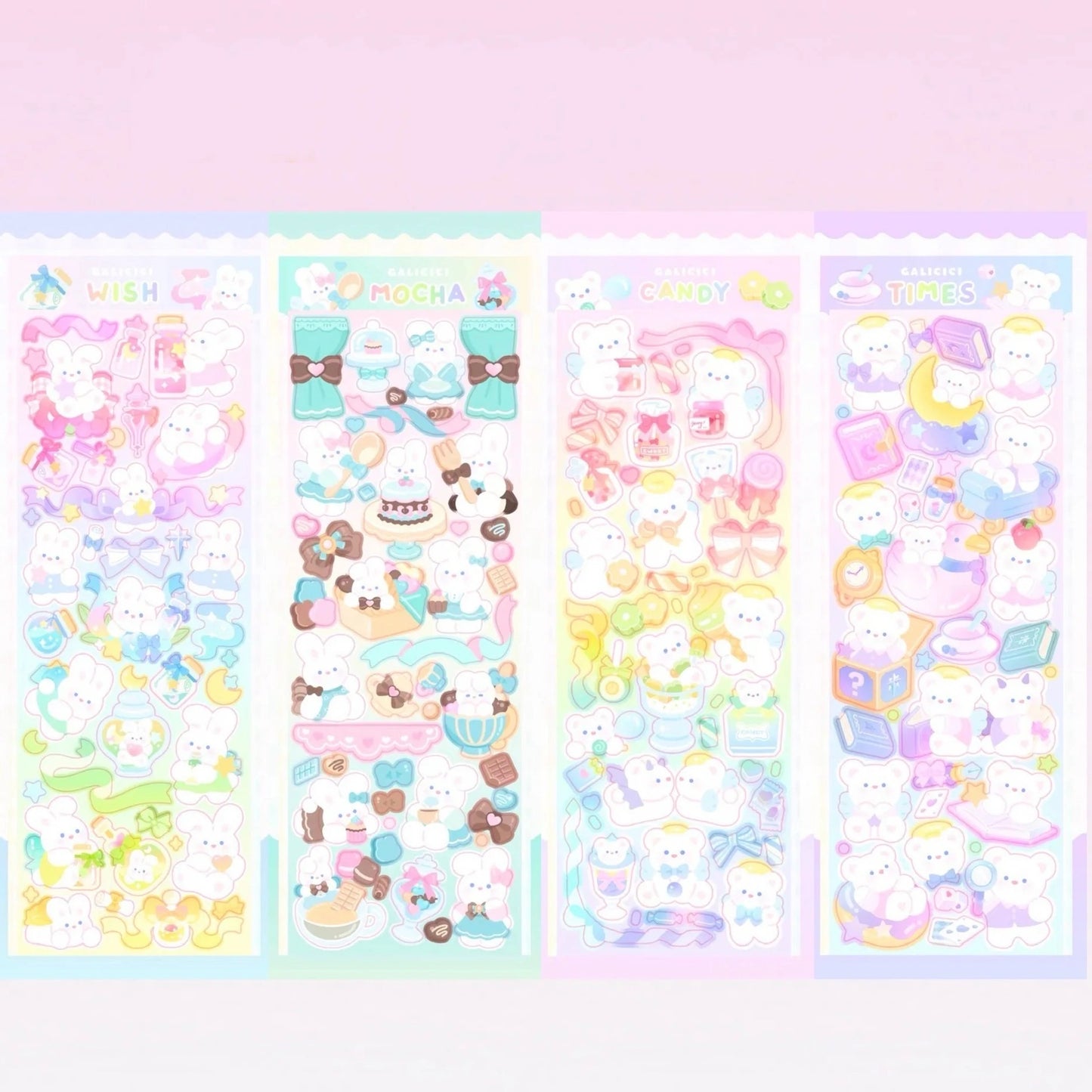 K-pop Top loader Cute Deco - Holographic Stickers