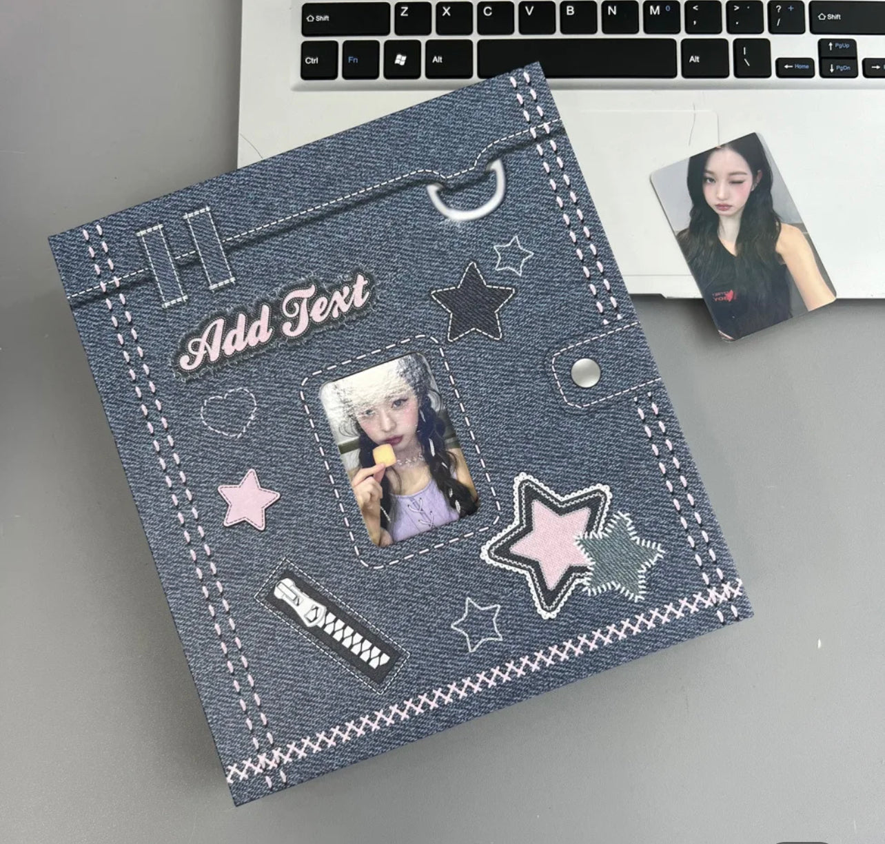 Denim HardCover A5 and A4 - Photo Card Binder