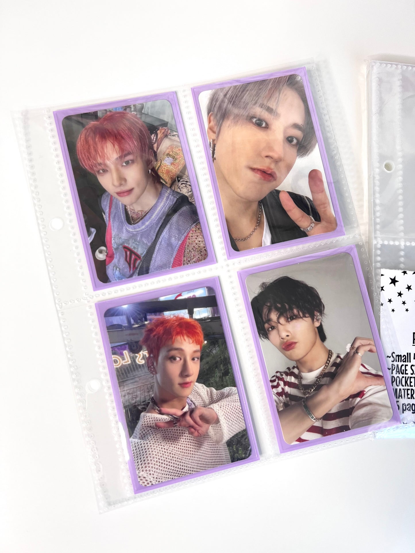 A5 small sized Photo card binder - D Ring Binder