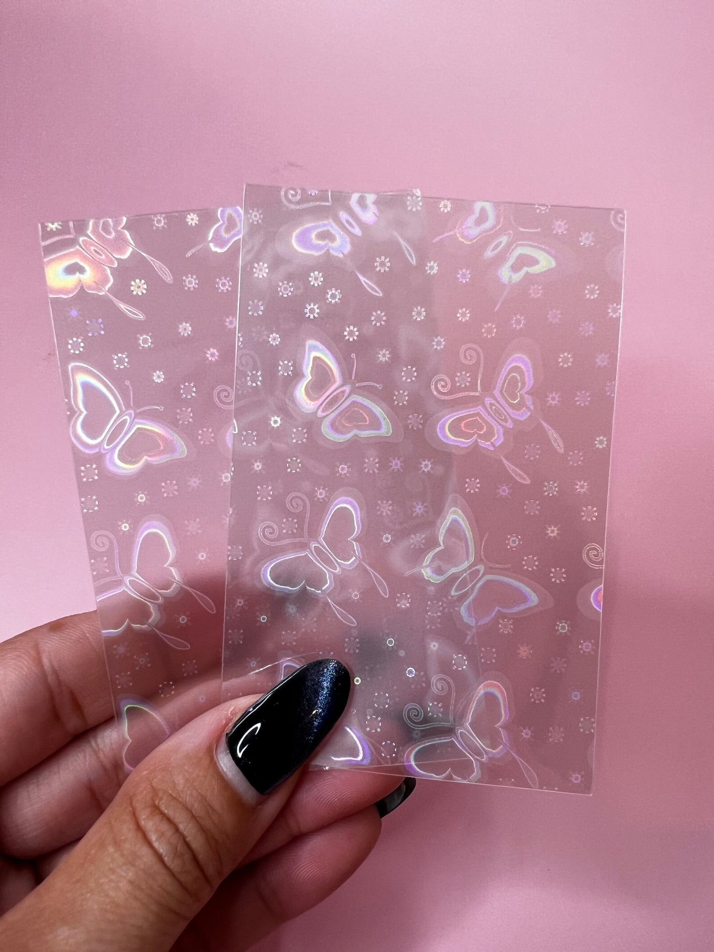 Butterfly Holographic Sleeves (58x89mm)