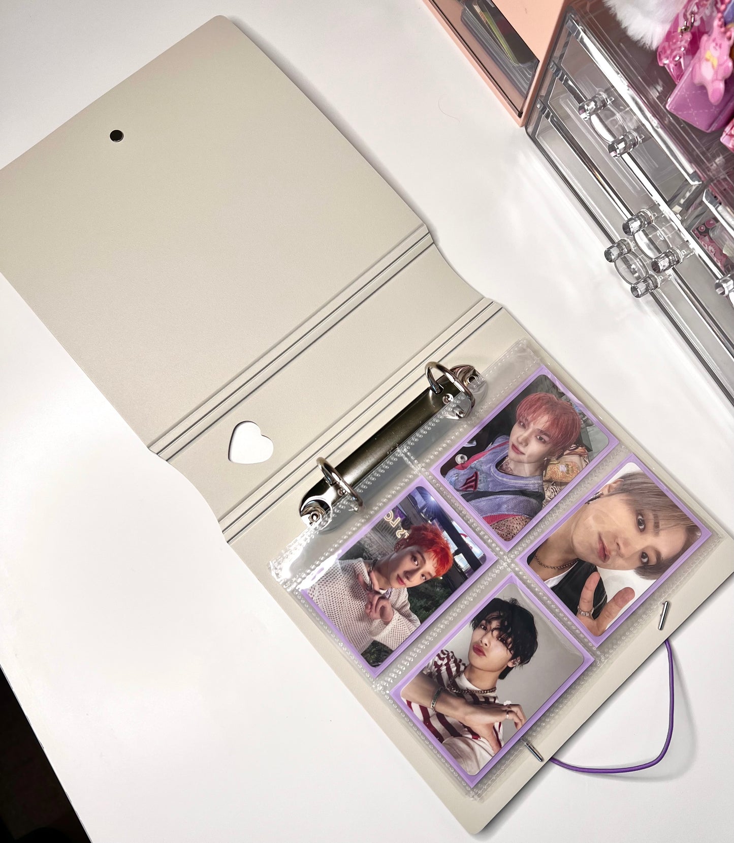 A5 small sized Photo card binder - D Ring Binder