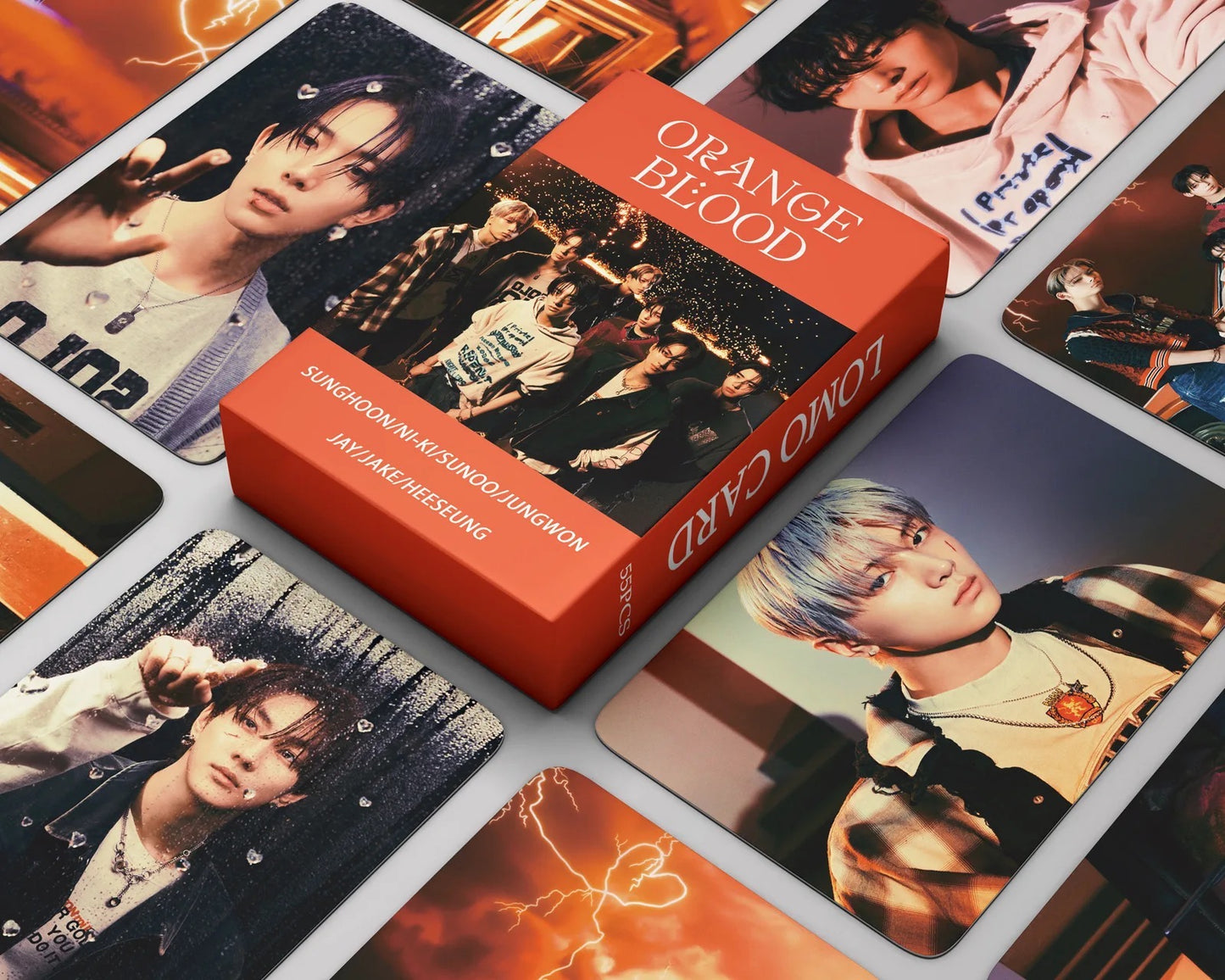 Orange Blood Lomo Cards