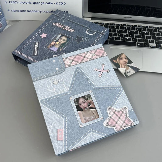 Denim HardCover A5 and A4 - Photo Card Binder