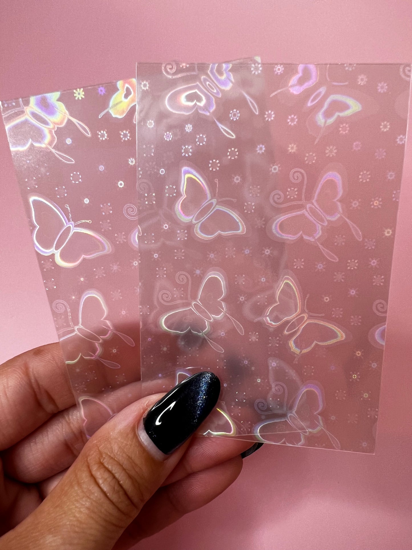 Butterfly Holographic Sleeves (58x89mm)