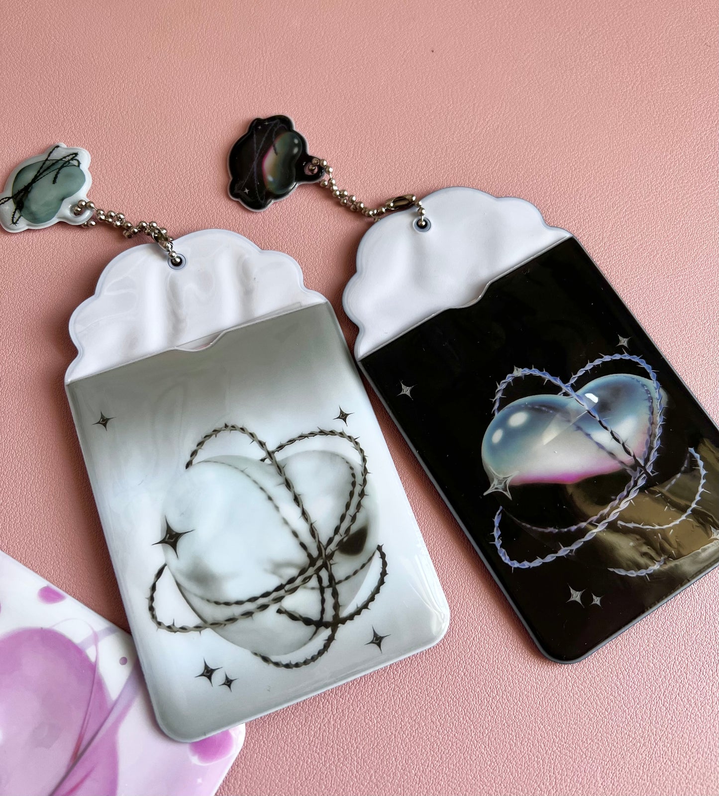 Heart Jelly K-pop Photo Card Holders