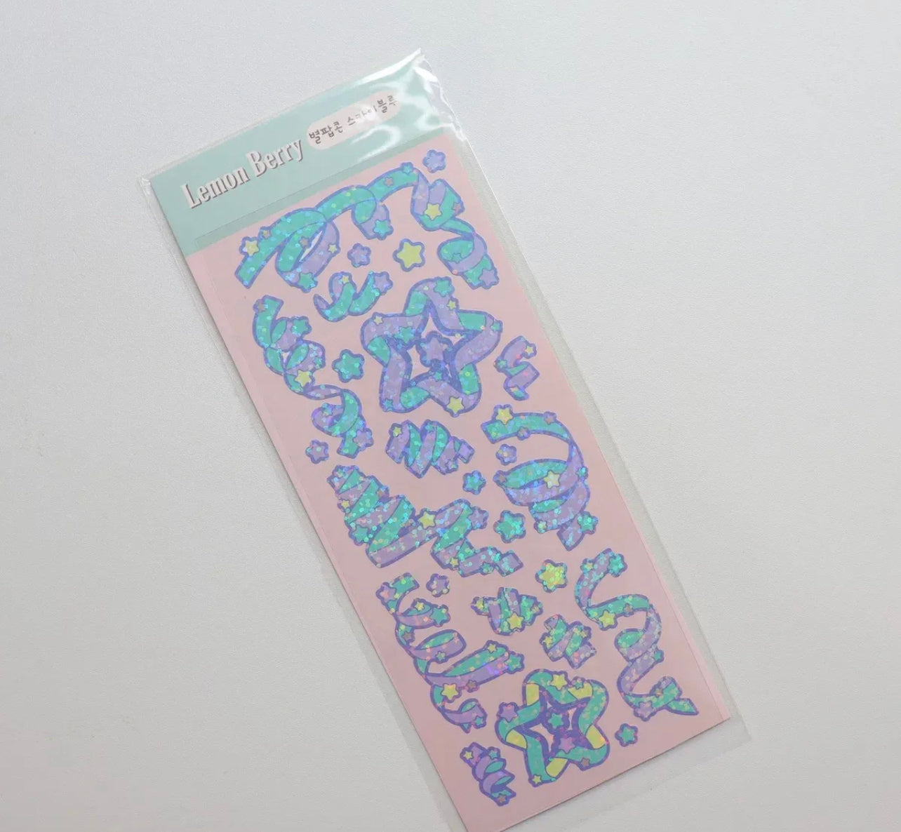 Star & Ribbon - Holographic Stickers