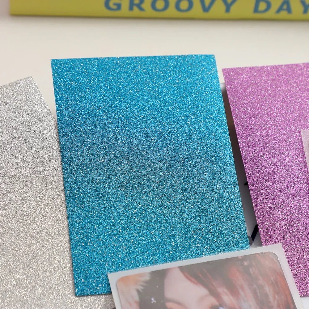 Glittering Star Photo Card Sleeves - 61x91mm