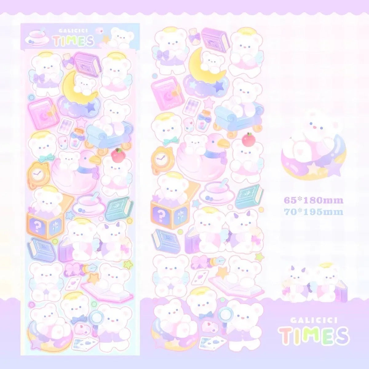 K-pop Top loader Cute Deco - Holographic Stickers