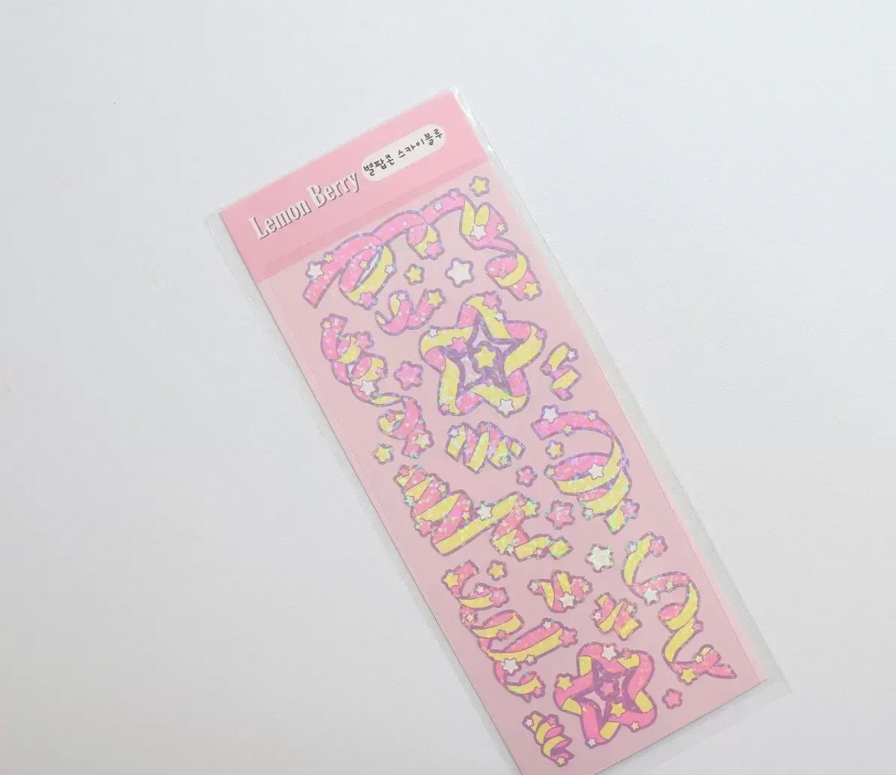 Star & Ribbon - Holographic Stickers