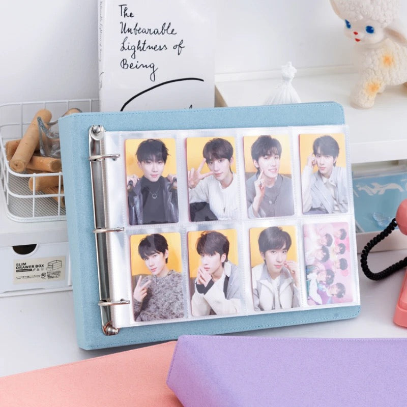 Macaroon A5 Extra Wide Extended Binders| Kpop Binders with 7pc slot pages / 8pc slot pages