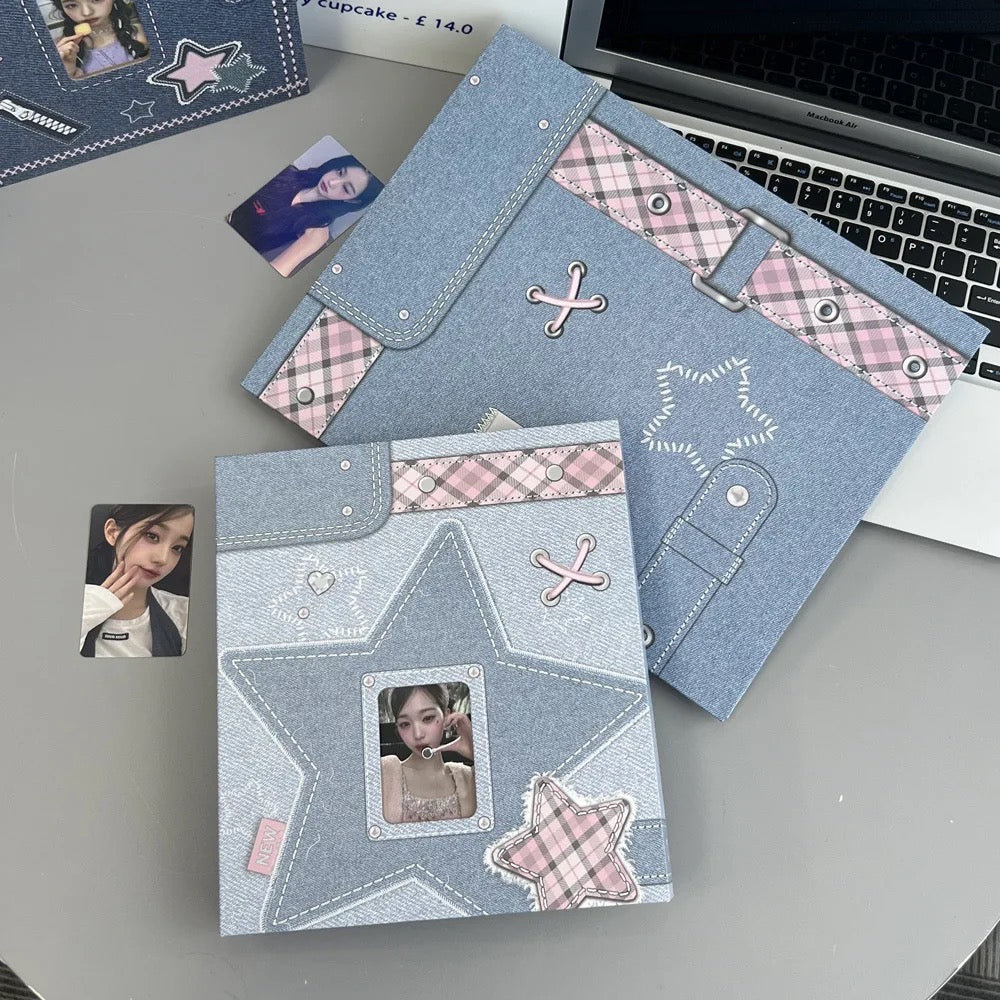 Denim HardCover A5 and A4 - Photo Card Binder