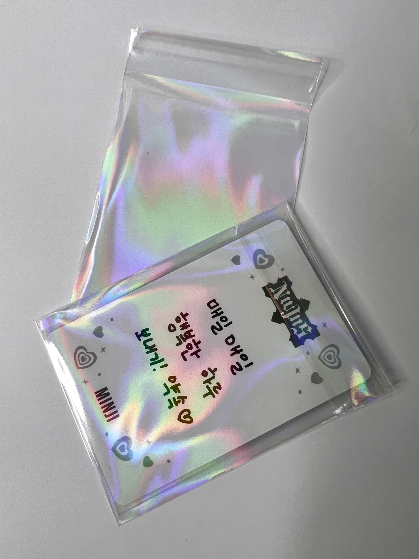 Rainbow Holographic- Resealable Sleeves