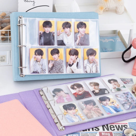 Macaroon A5 Extra Wide Extended Binders| Kpop Binders with 7pc slot pages / 8pc slot pages