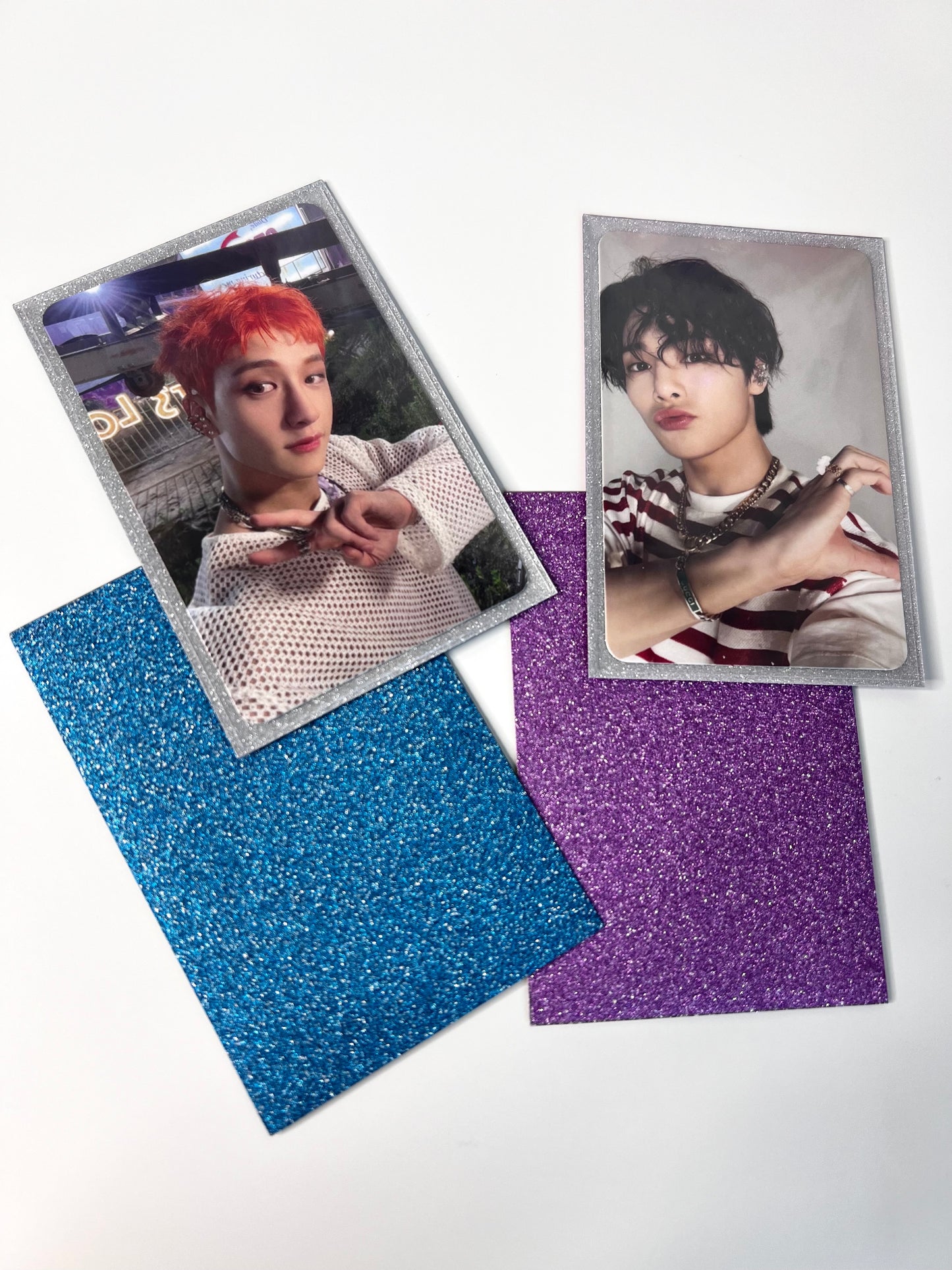 Glittering Star Photo Card Sleeves - 61x91mm