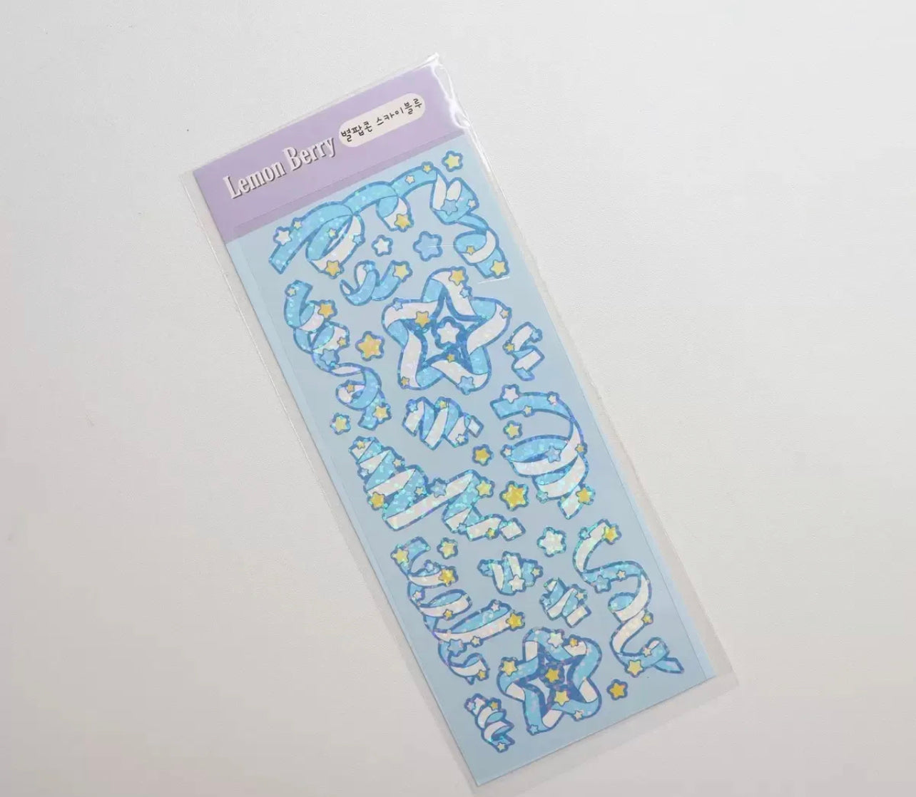 Star & Ribbon - Holographic Stickers