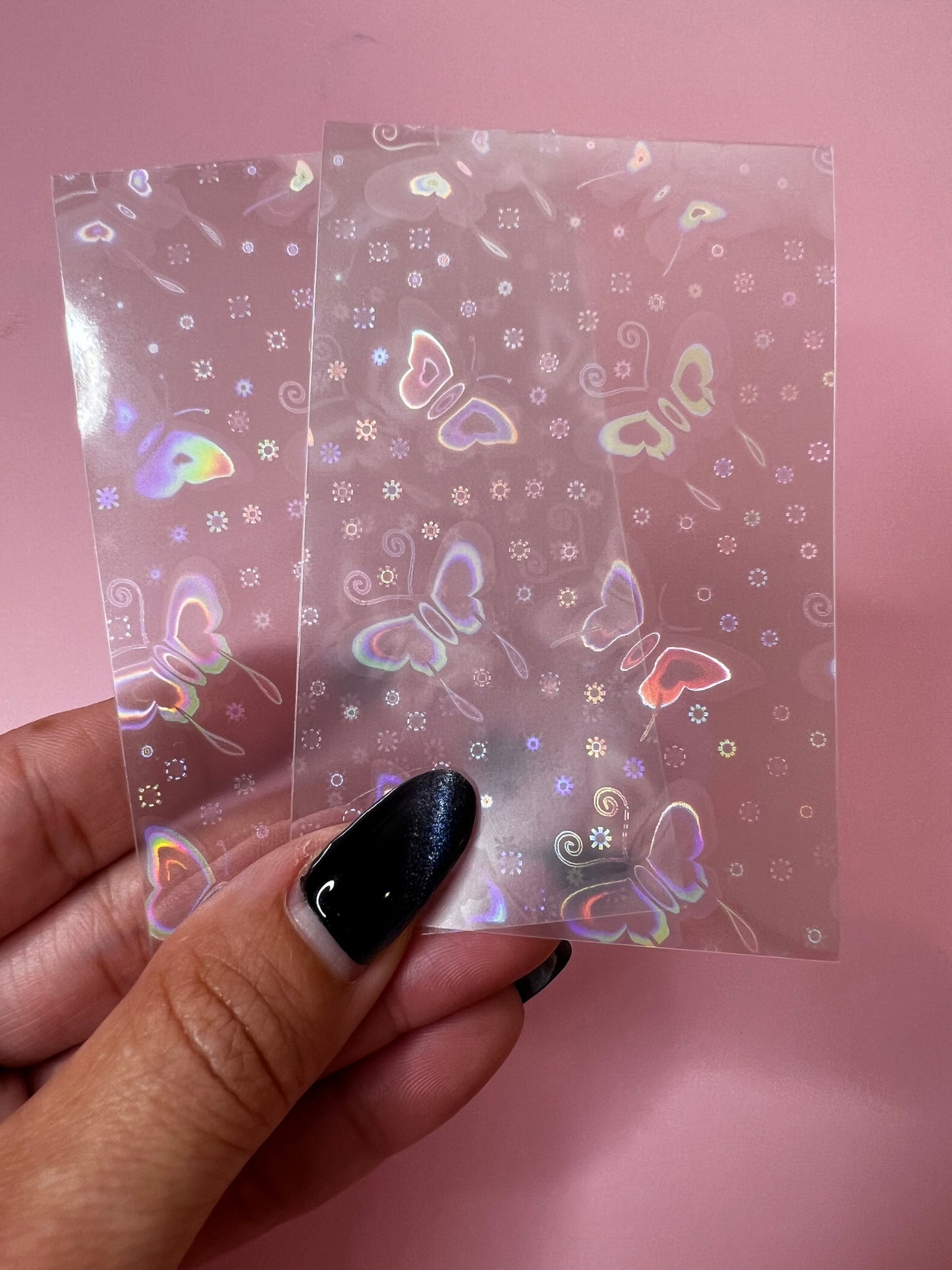 Butterfly Holographic Sleeves (58x89mm)