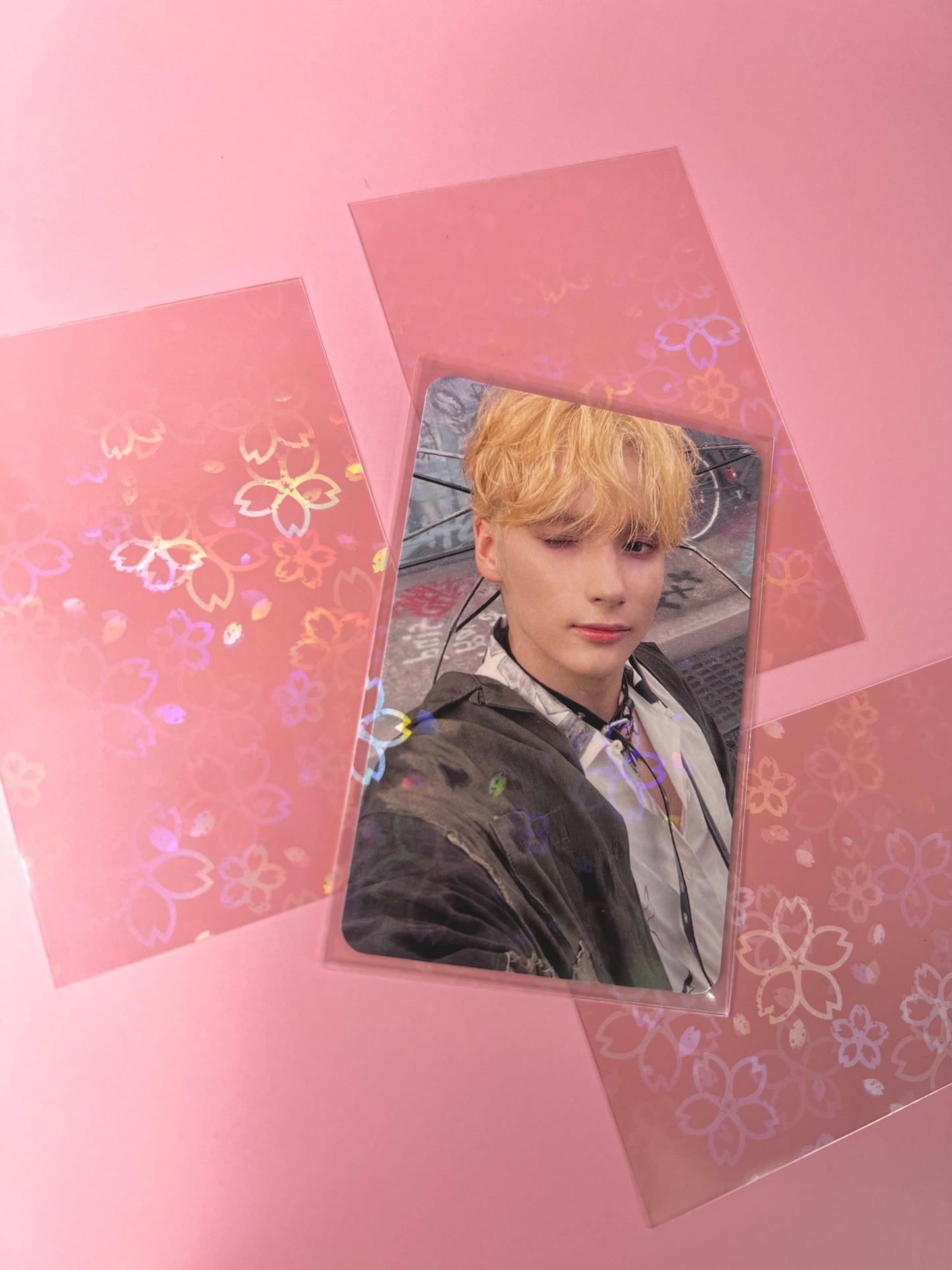 Sakura Holographic - Photo Card Sleeves| 57x89mm