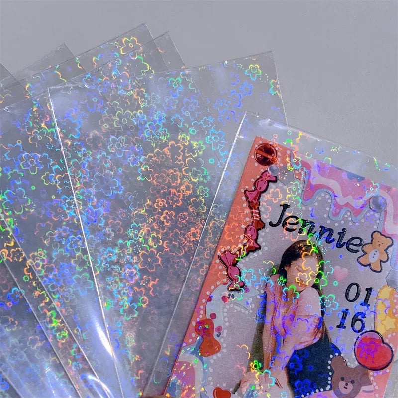 Blossom Holographic- Resealable Sleeves