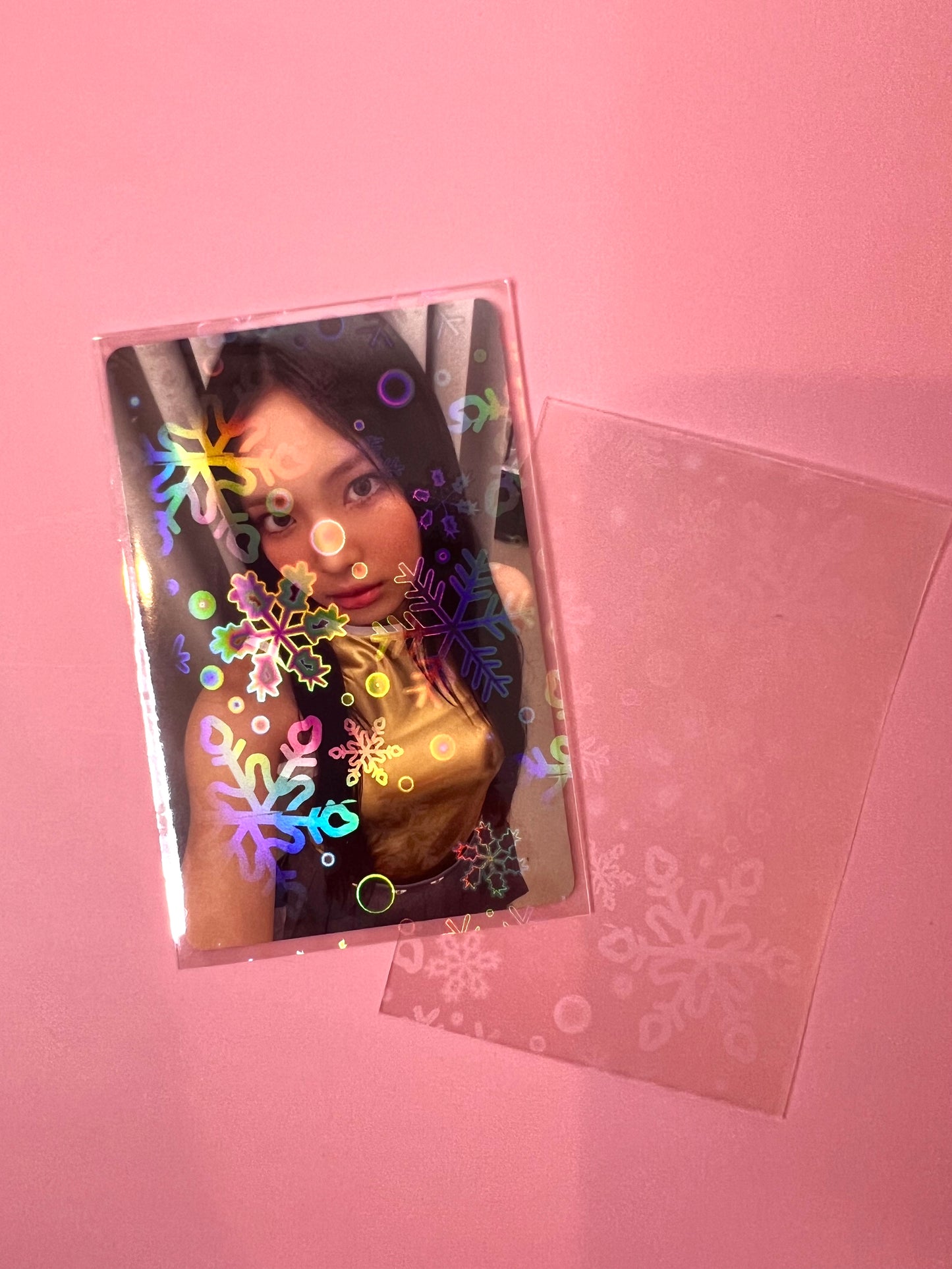 Snowflakes Holographic - Photo Card Sleeves (58x89mm)