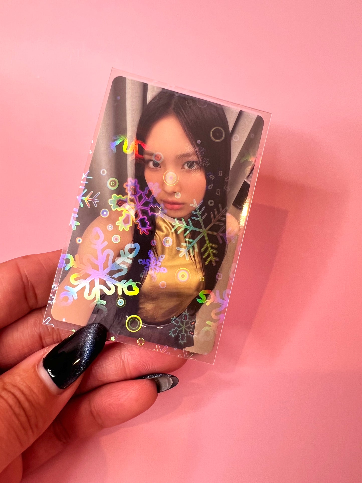 Snowflakes Holographic - Photo Card Sleeves (58x89mm)