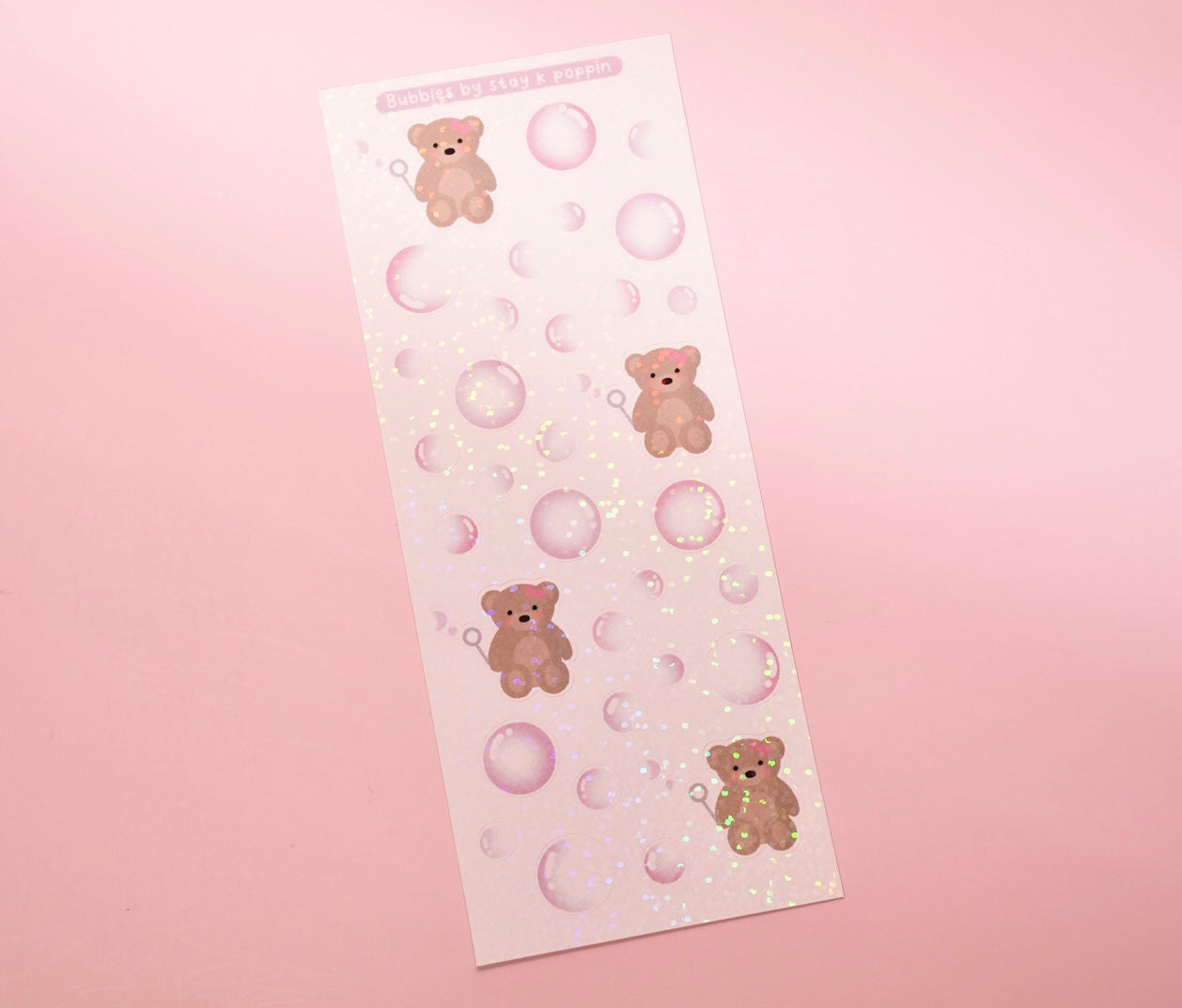 Bubbles & Teddy Stickers