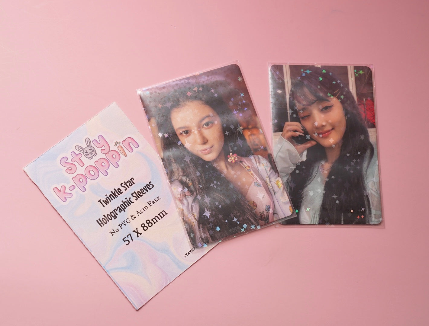 Star Collection Holographic Photo Card Sleeves