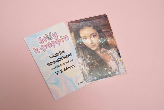 Star Collection Holographic Photo Card Sleeves