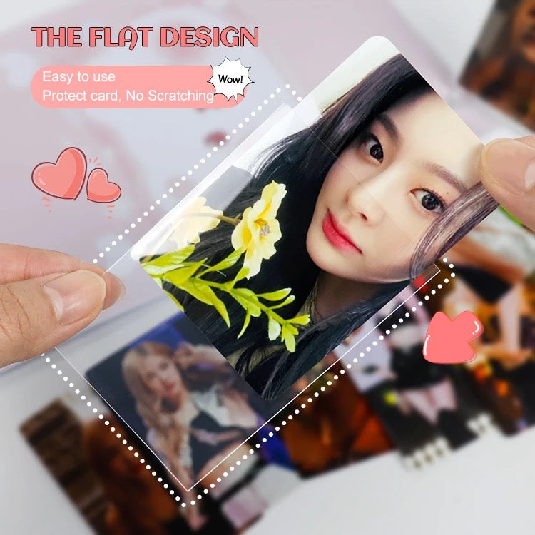 57x89mm Ultra Clear Photo Card Sleeves