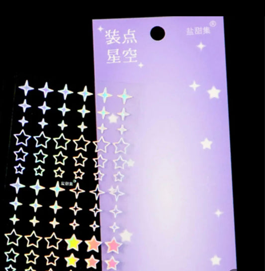 Star Holographic Stickers