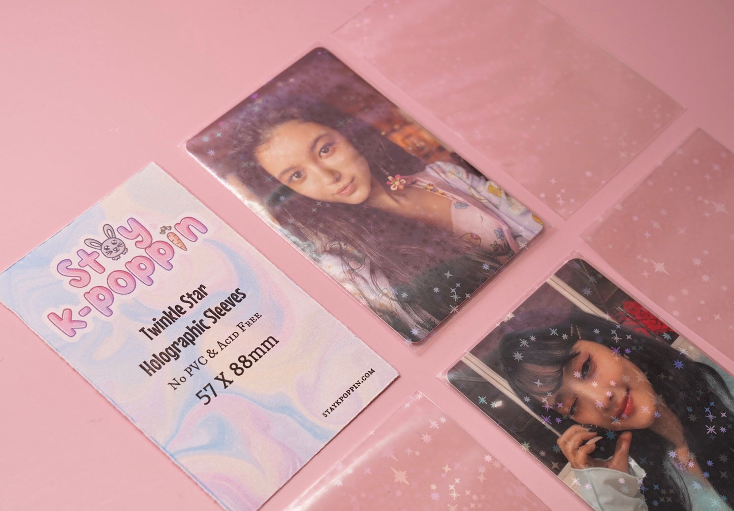 Star Collection Holographic Photo Card Sleeves