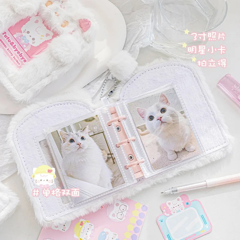 Plush Mini Photo Album Collect Book