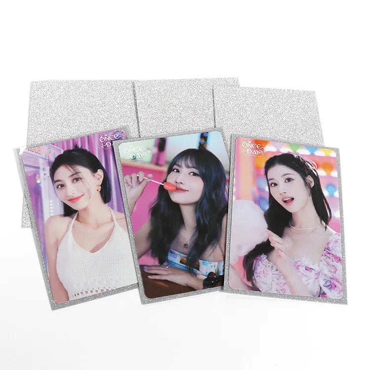 Glitter Photo Card Sleeves