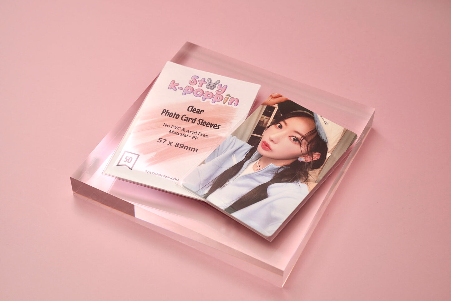 57x89mm Ultra Clear Photo Card Sleeves