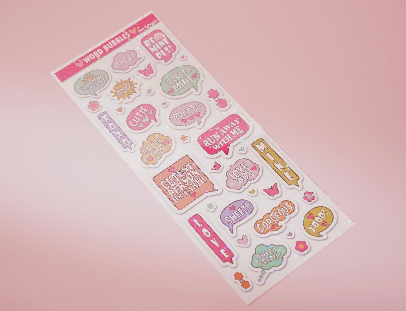 Word Bubble Stickers