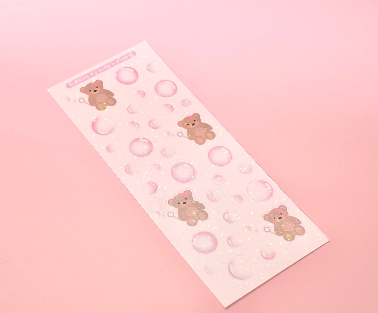 Bubbles & Teddy Stickers