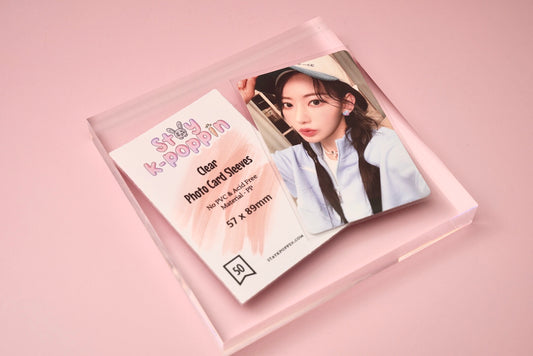 57x89mm Ultra Clear Photo Card Sleeves