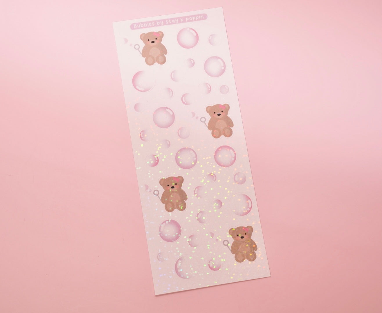 Bubbles & Teddy Stickers