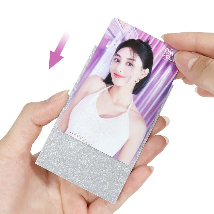 Glitter Photo Card Sleeves